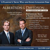Keith A. Davidson, Orange County Trust, Estate,Probate litigation (Albertson & Davidson, LLP - Irvine)