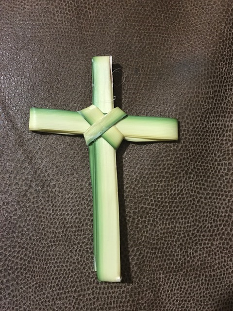 Speechless Sunday Palm Leaf Cross St John Catholic Ch
