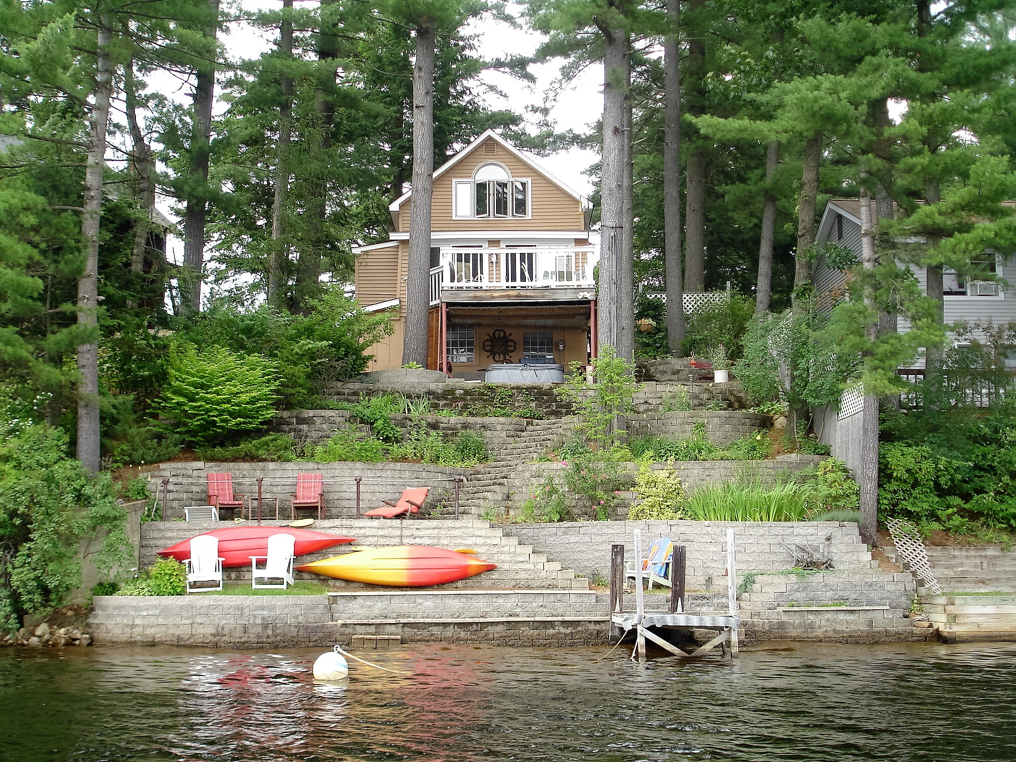 New WATERFRONT Home on Glen Lake in Goffstown NH