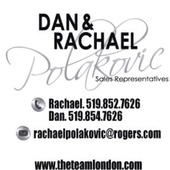 Dan & Rachael Polakovic with The Team, London Ontario Real Estate Professionals (Realty Executives Elite Ltd Brokerage)