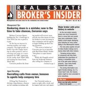 Real Estate Brokernulls Insider Newsletter