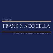Frank X. Acocella, Founder, Counsel Pro Lending, LLC (Counsel Pro Lending, LLC)