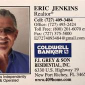 Eric Jenkins, Call me, I will answer, or I'll call you right bac (​Coldwell Banker  F.I. Grey & Son Residential, Inc.)
