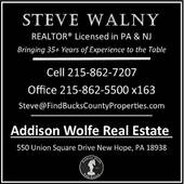 Steve Walny, . . . A Contrasting Point of View in Bucks County (Addison Wolfe Real Estate)