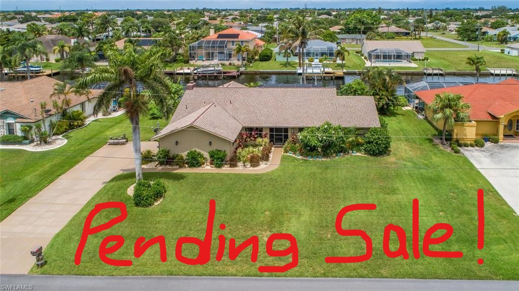 Gulf Access Pool Home in Cape Coral Florida