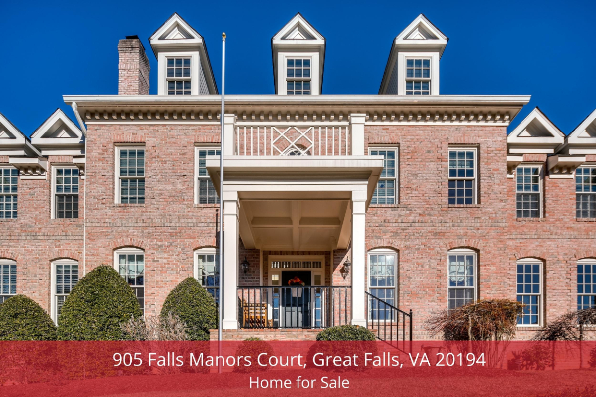 905 Falls Manors Court, Great Falls, VA 20194 Home fo