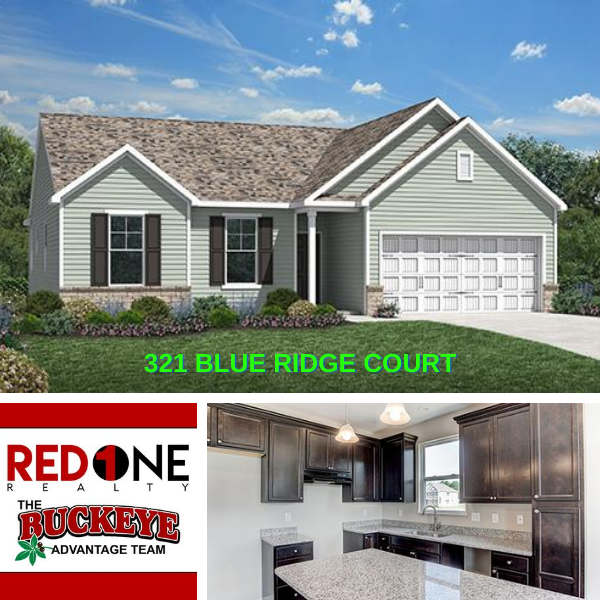 Ostrander Ohio New Spec Home for Sale 321 Blue Ridge