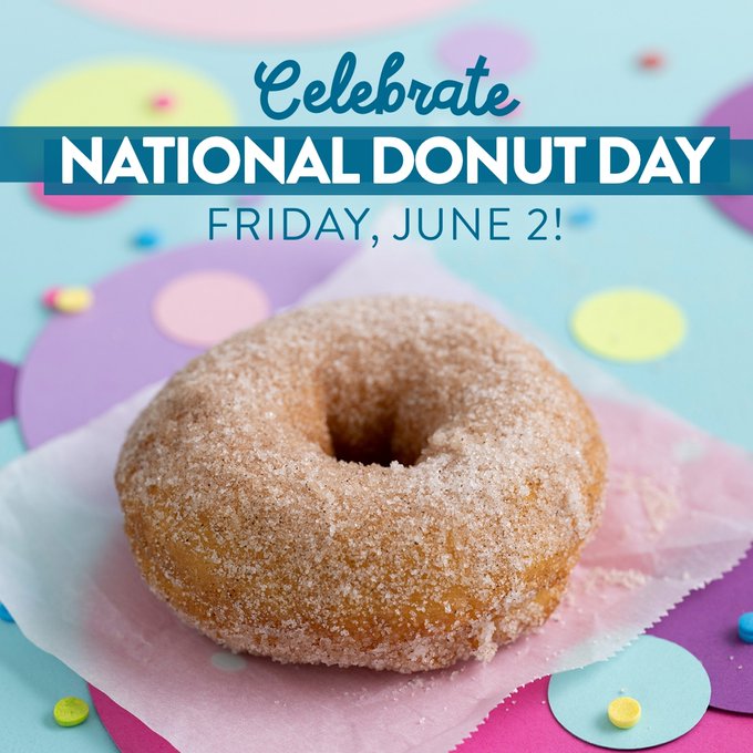 Grab a Free Doughnut on Donut Day Fri., June 2, 2023