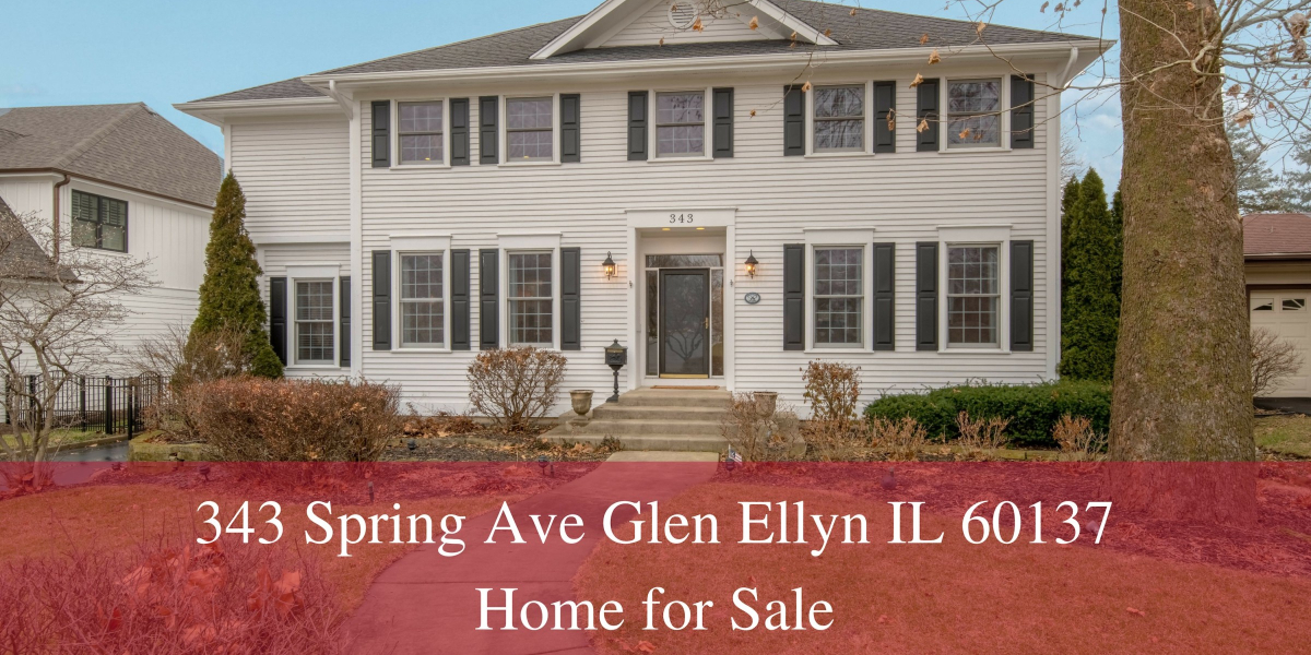 SOLD! 343 Spring Ave Glen Ellyn IL 60137 Home for Sal