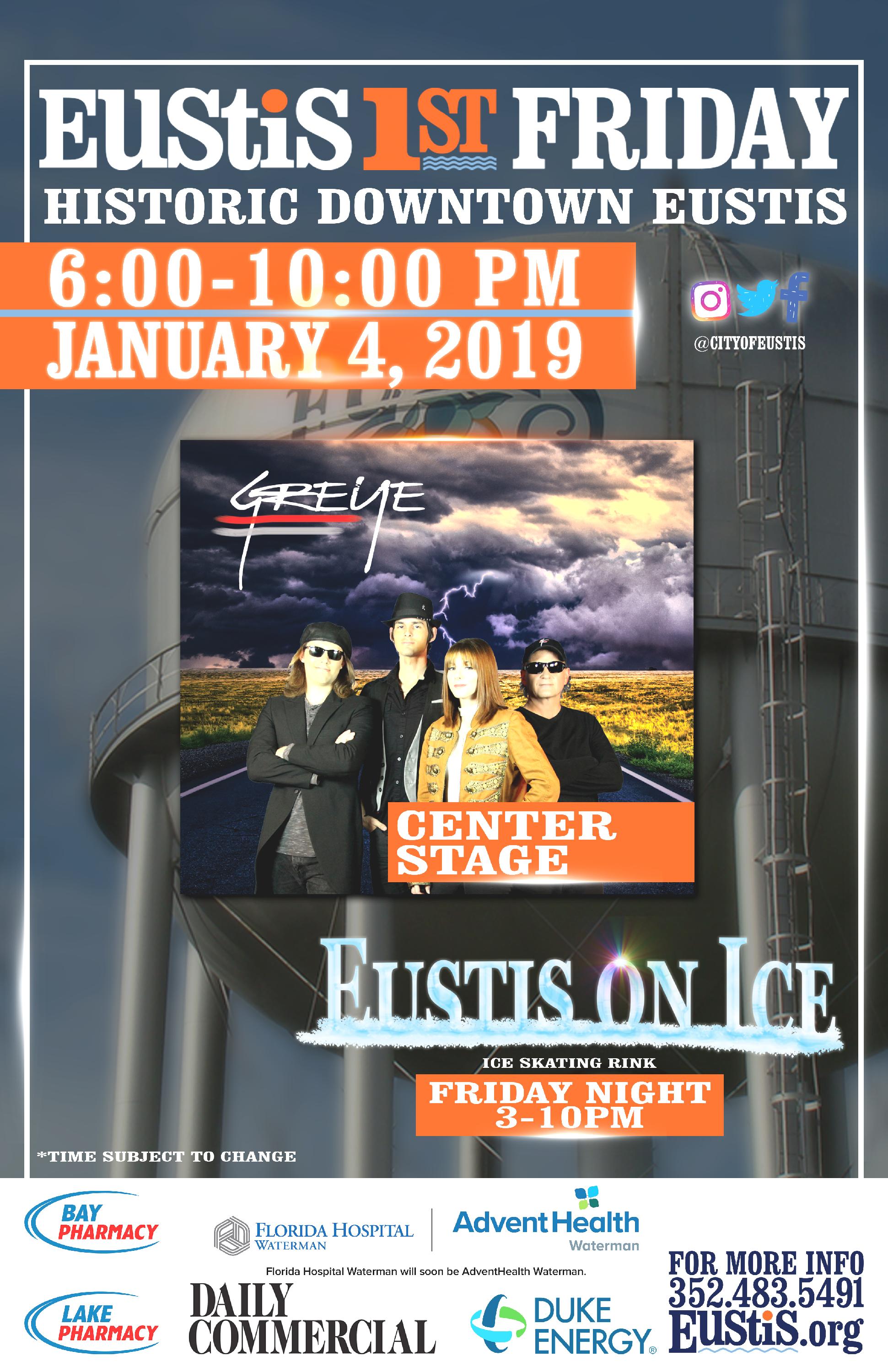 Eustis, FL First Friday Street Party a fun free event t