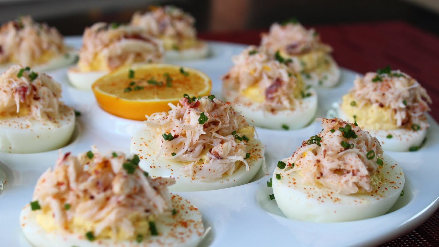 Crabmeat Deviled Eggs Recipe