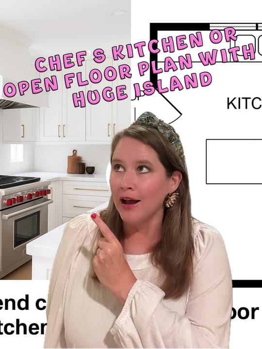 Chef’s Kitchen or Open Floor Plan with a Huge Island?