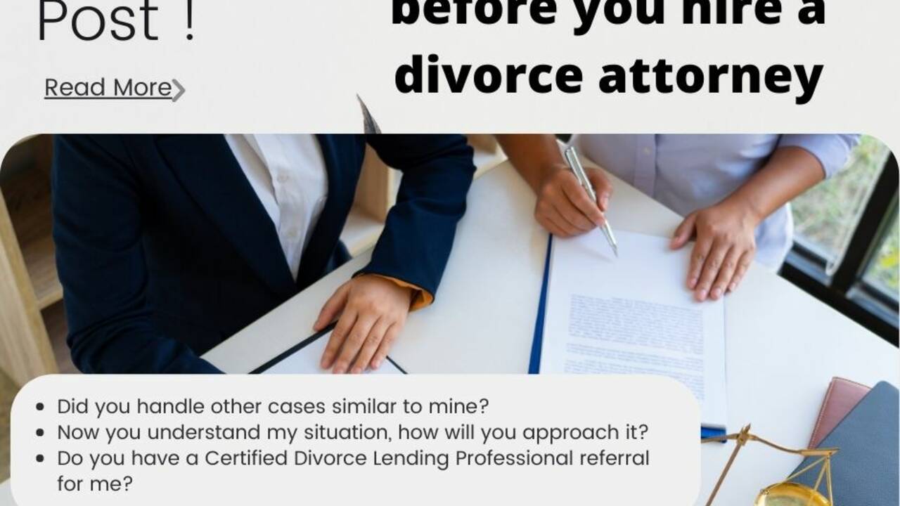 Questions to ask before you hire a family lawyer