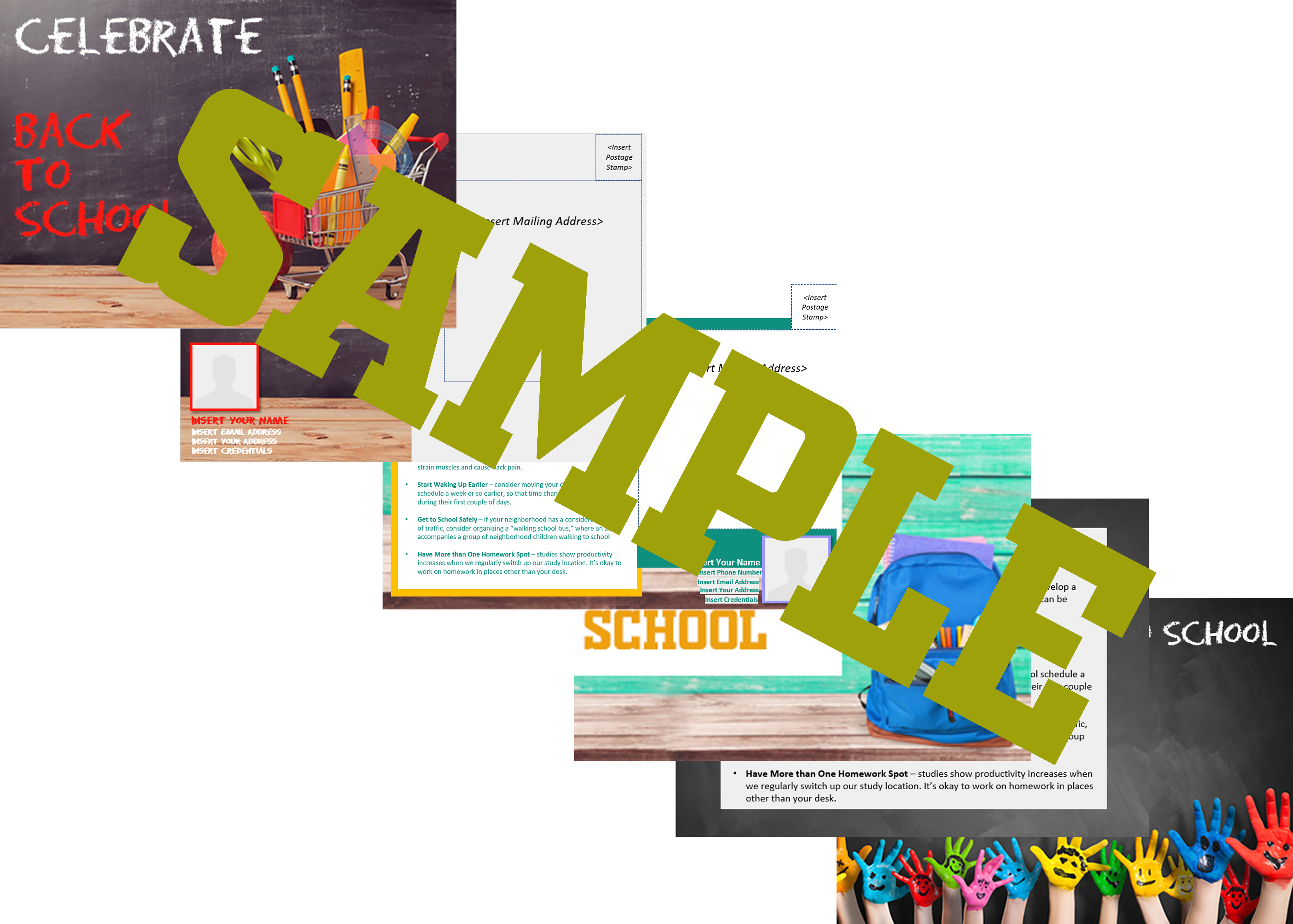 Free Download! Back to School Postcards!