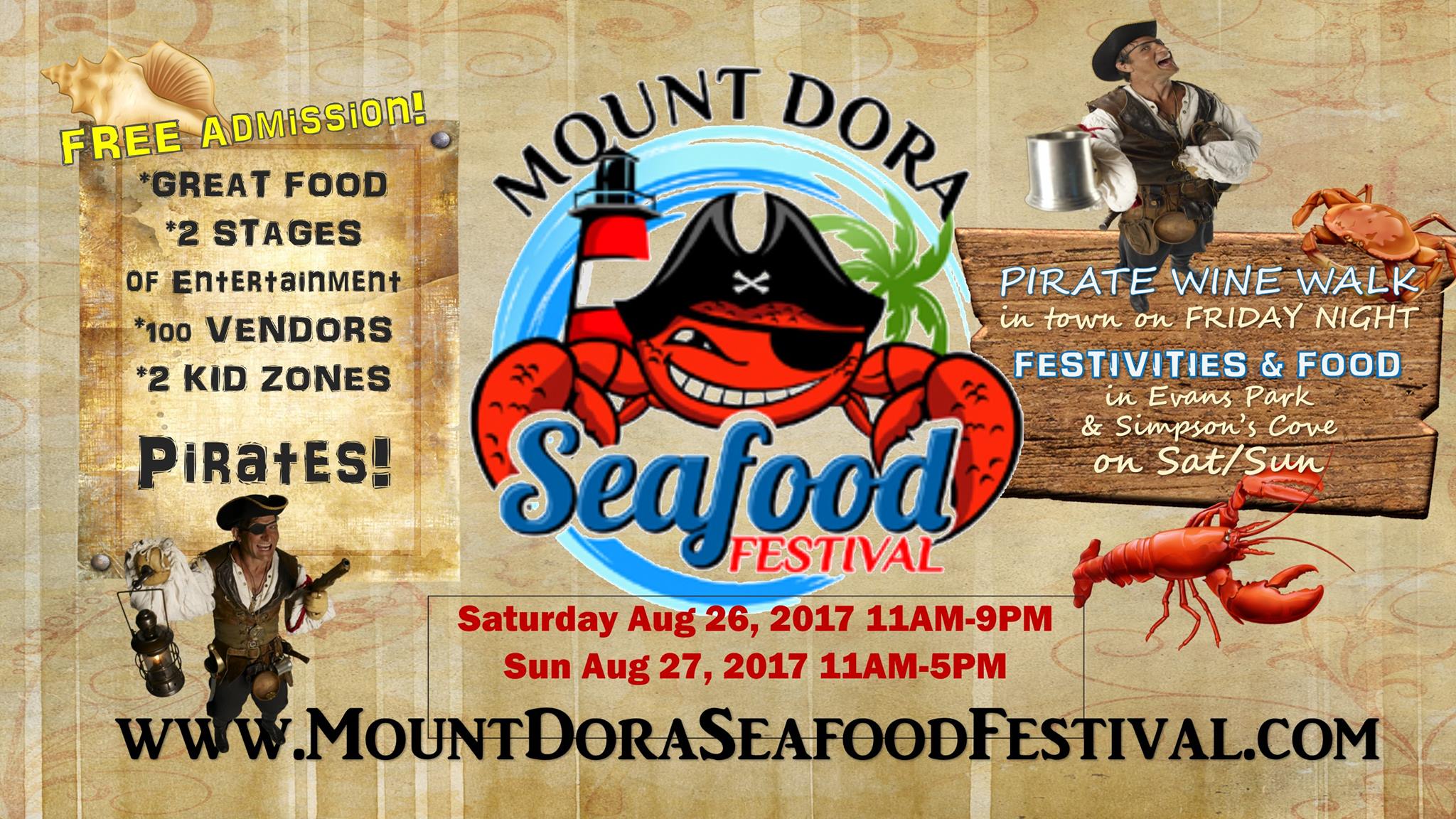 Mount Dora Seafood Festival A fun free event to enjoy