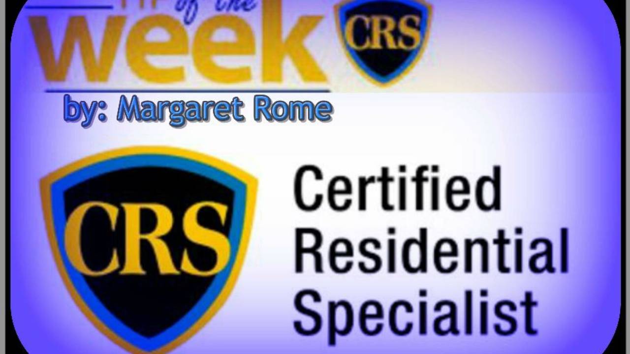 CRS Tip Of The Week Thanks To Margaret Rome