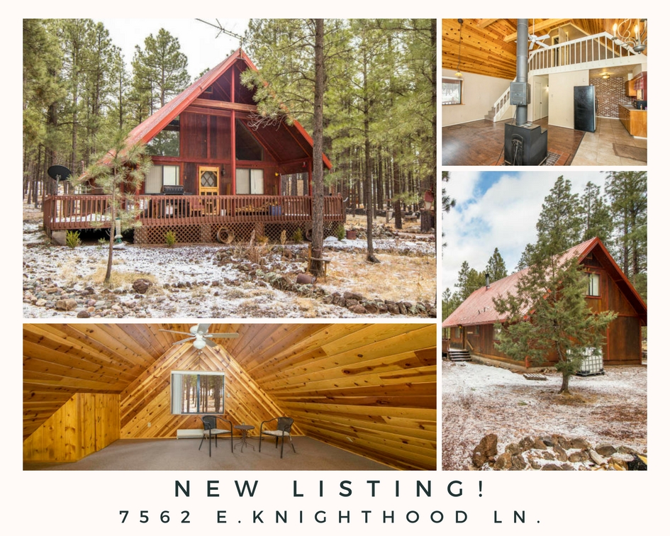 New Beautiful Cabin in Williams Just Listed