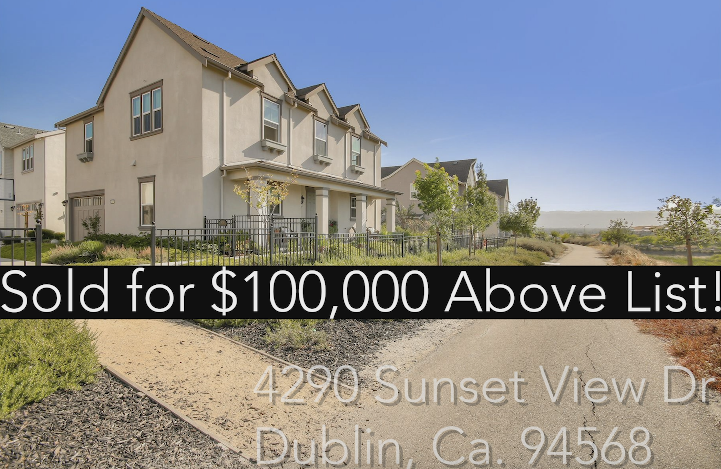 Jordan Ranch Dublin California Home Sold Above Value