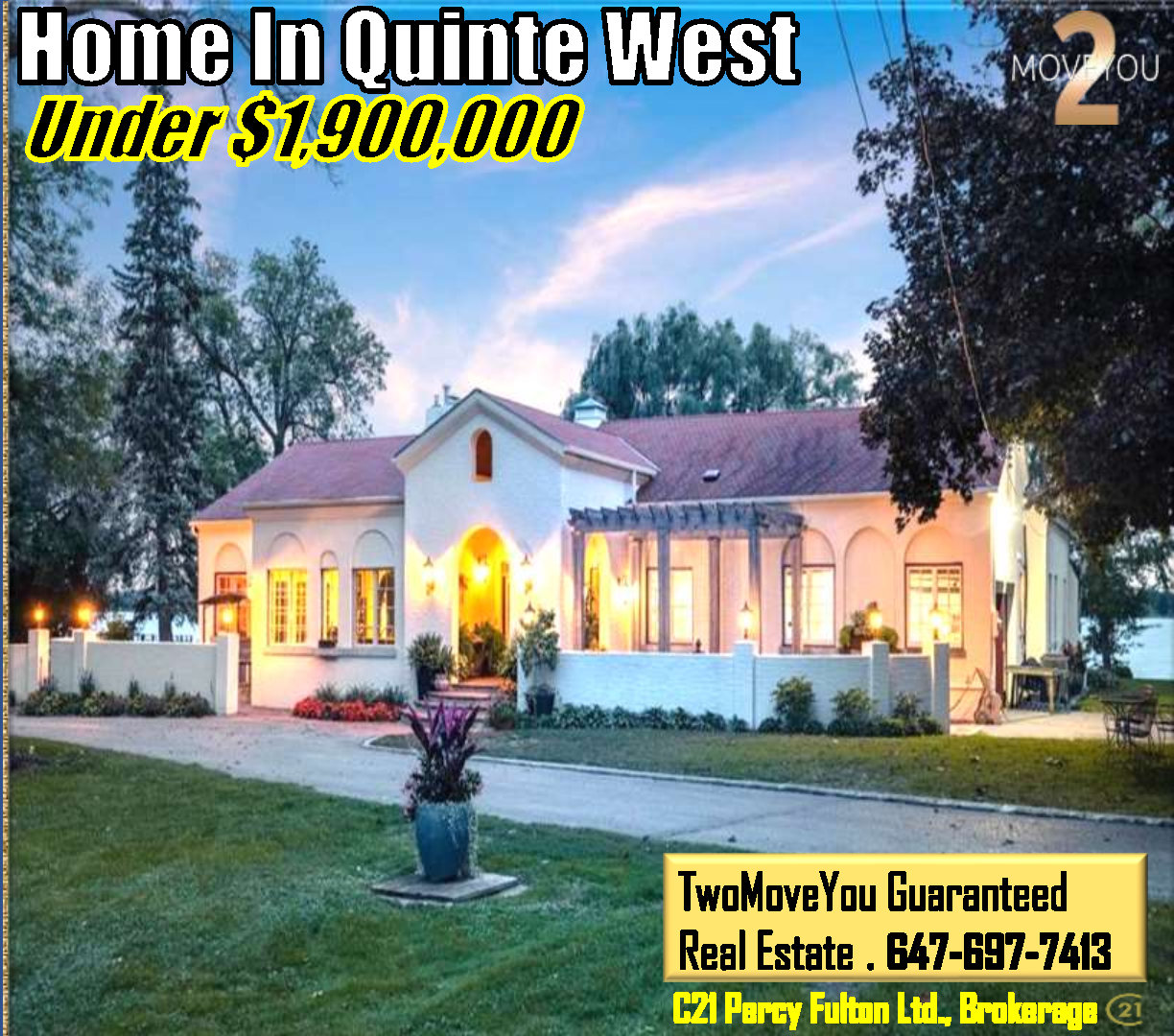 Love Your Home In Quinte West Or We'll Buy It Back!