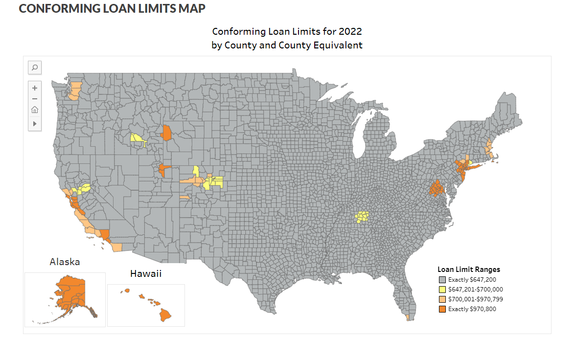 2022 Conventional Loan Limits Announced