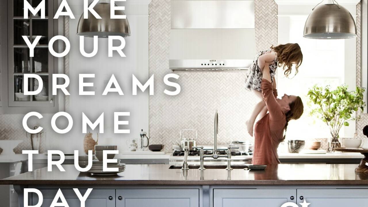 Dreaming Of New Home On Make Your Dreams Come True Day?