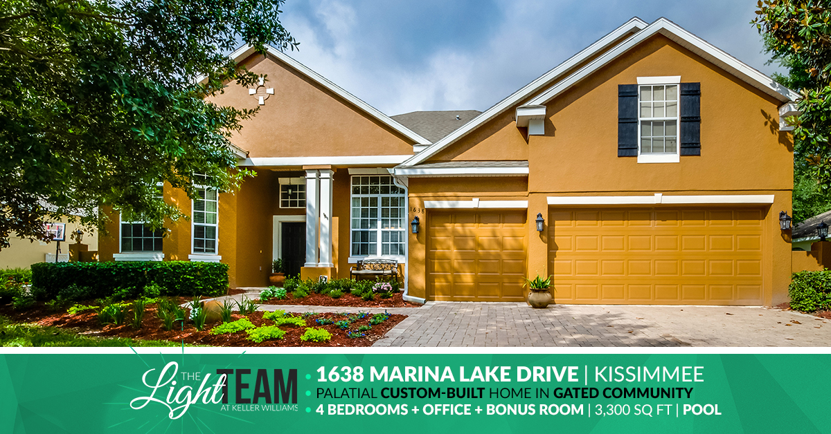 Palatial Kissimmee Pool Home in Gated Community