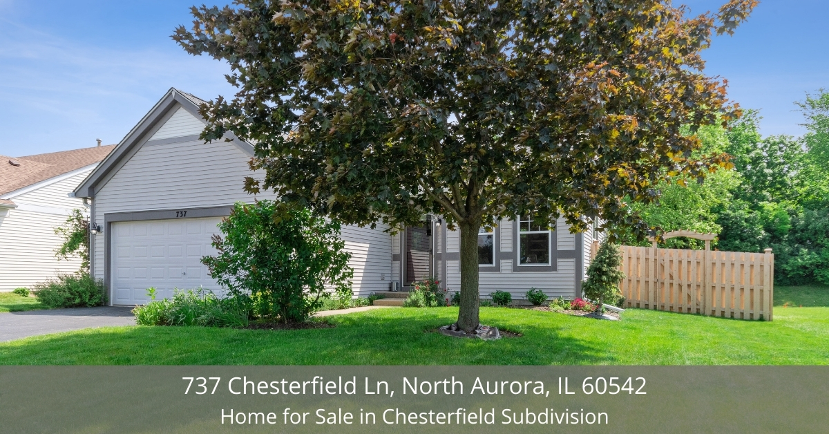 737 Chesterfield Ln, North Aurora, IL 60542 SOLD
