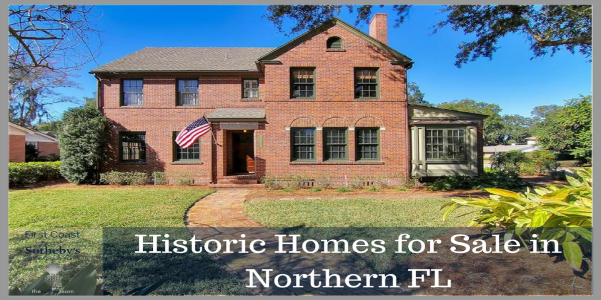 Northern FL Historic Homes for Sale