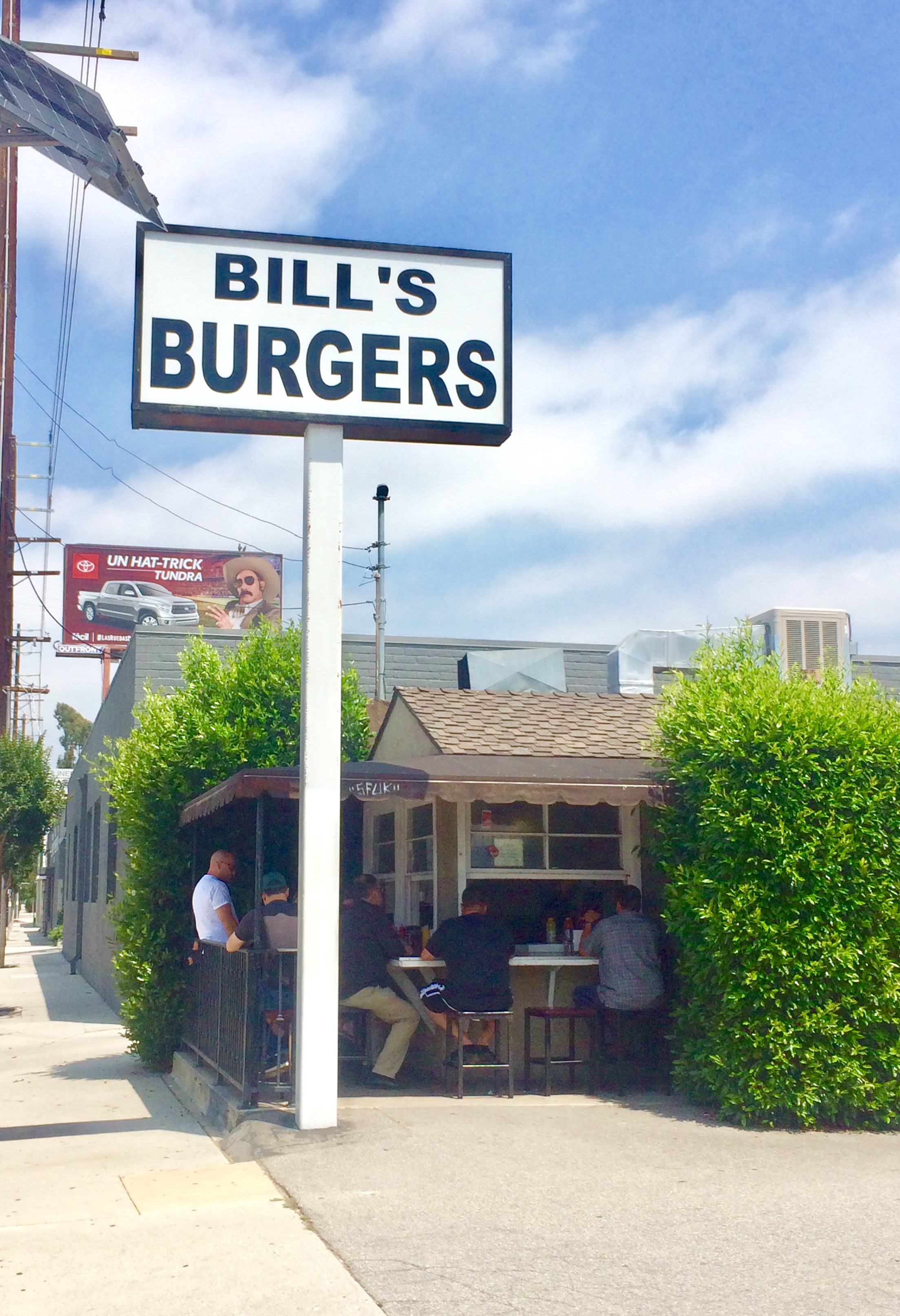 Best Burger in LA Bill's Burgers on Oxnard St in Van