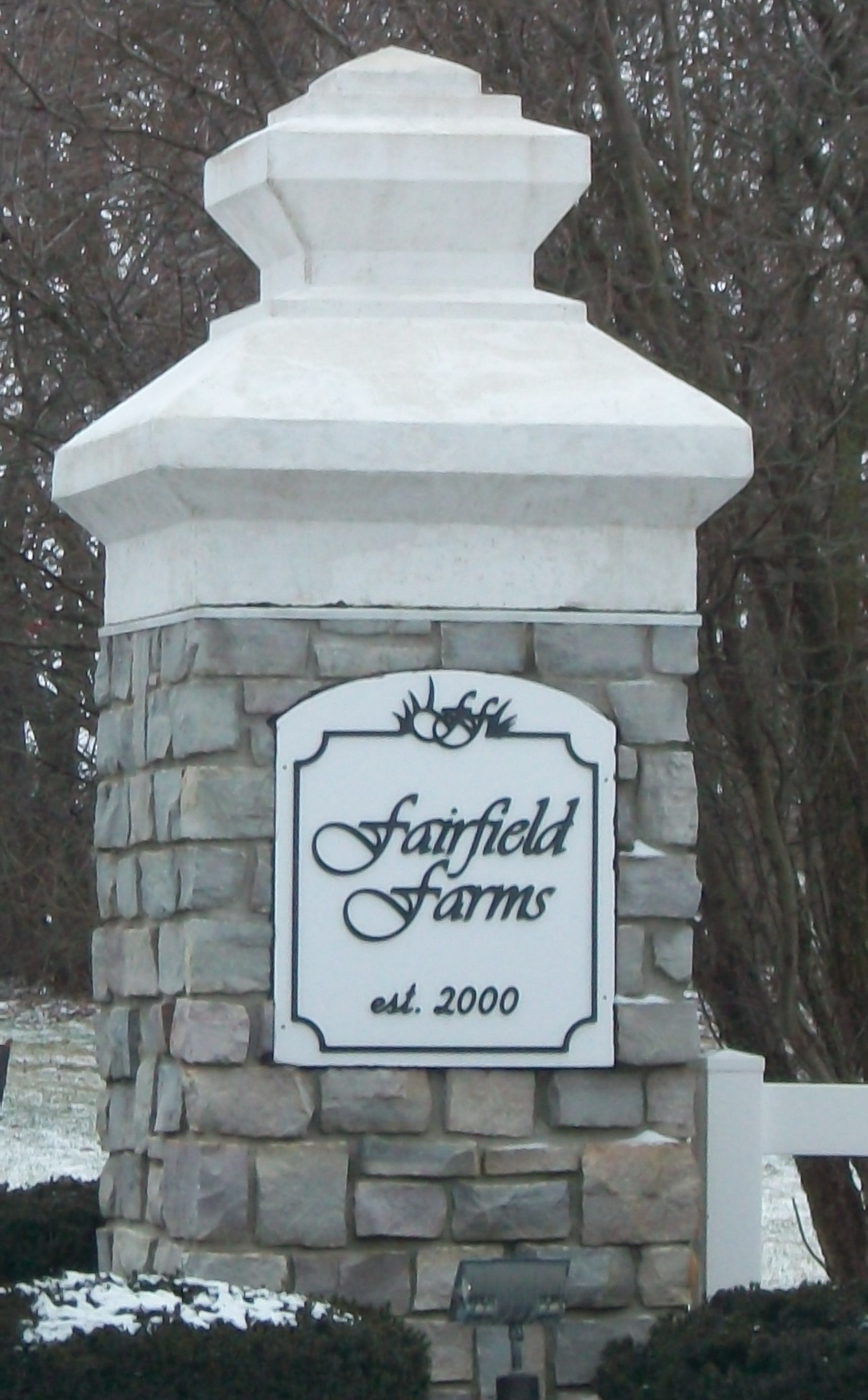 Fairfield Farms Home Values 4th Quarter