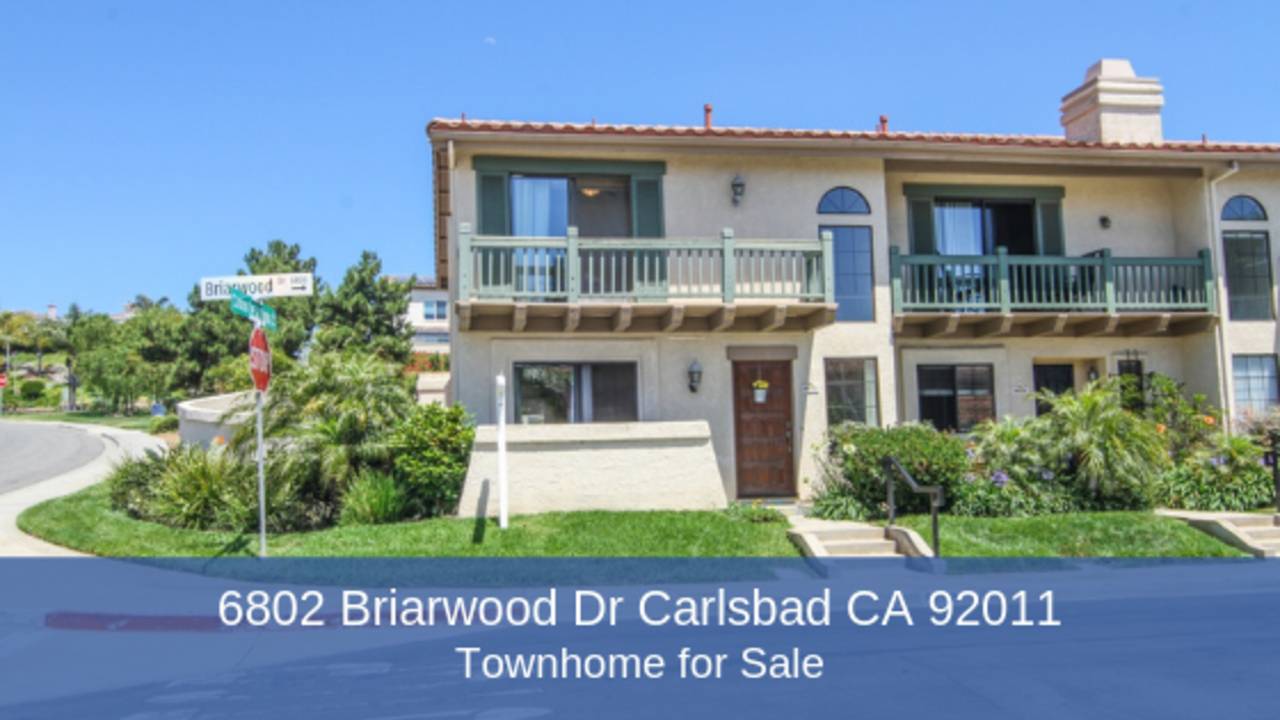 6802 Briarwood Dr Carlsbad CA 92011 Townhome for Sale