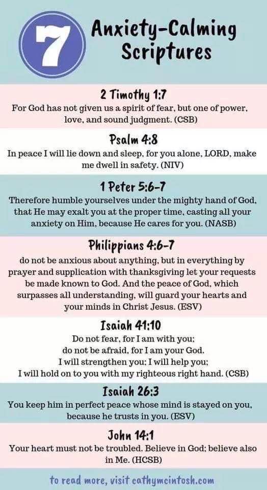 Do Not Fear-7 Anxiety-Calming Scriptures