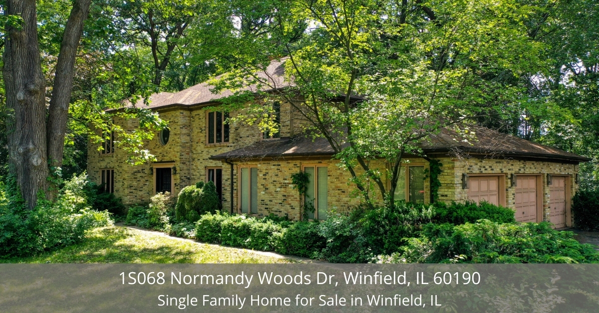 1S068 Normandy Woods Dr, Winfield, IL 60190 SOLD
