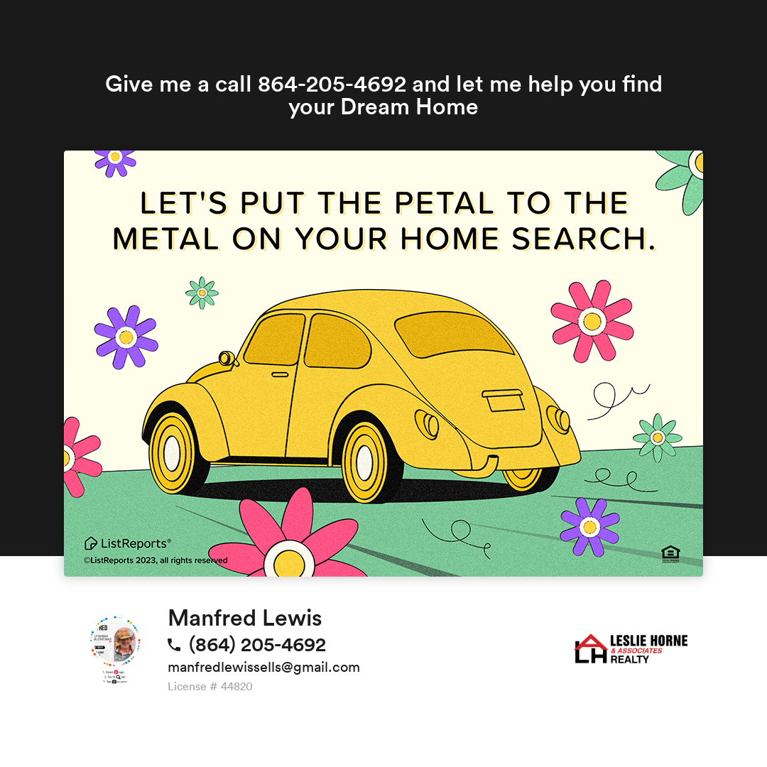 Let's put the Pedal to the Metal on your Home search