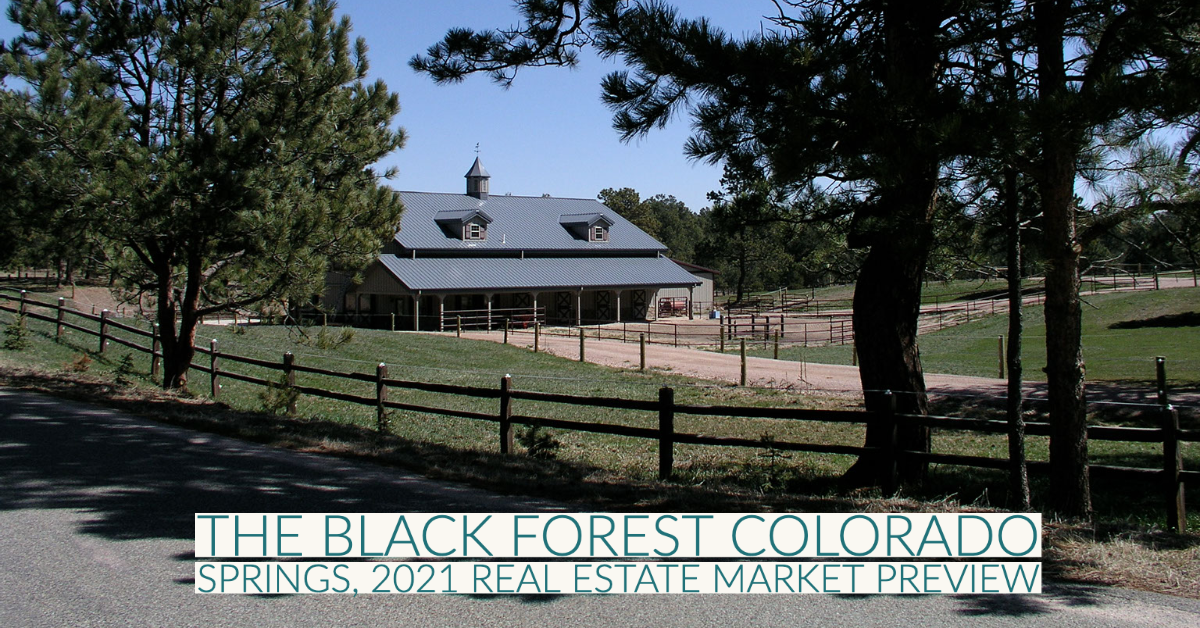 Black Forest Colorado Springs, 2021 Real Estate Market