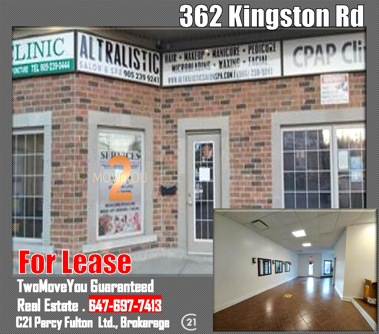 362 Kingston Rd in Ajax is for lease! Listed By Victori