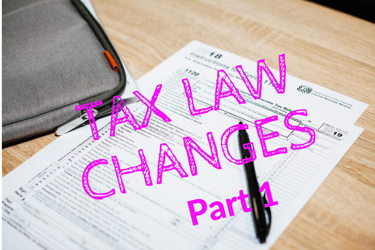 income tax changes for 2021