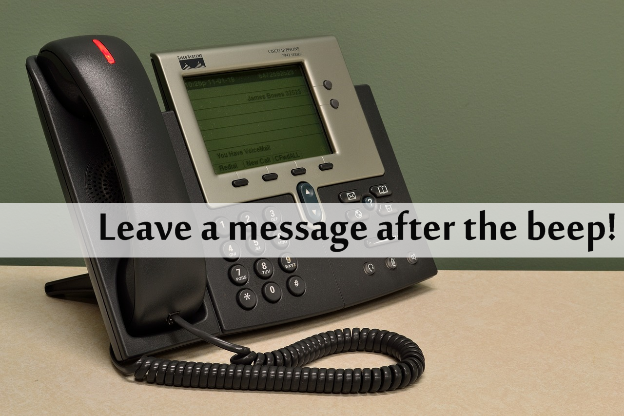 What Does Your Voicemail Message Sound Like?