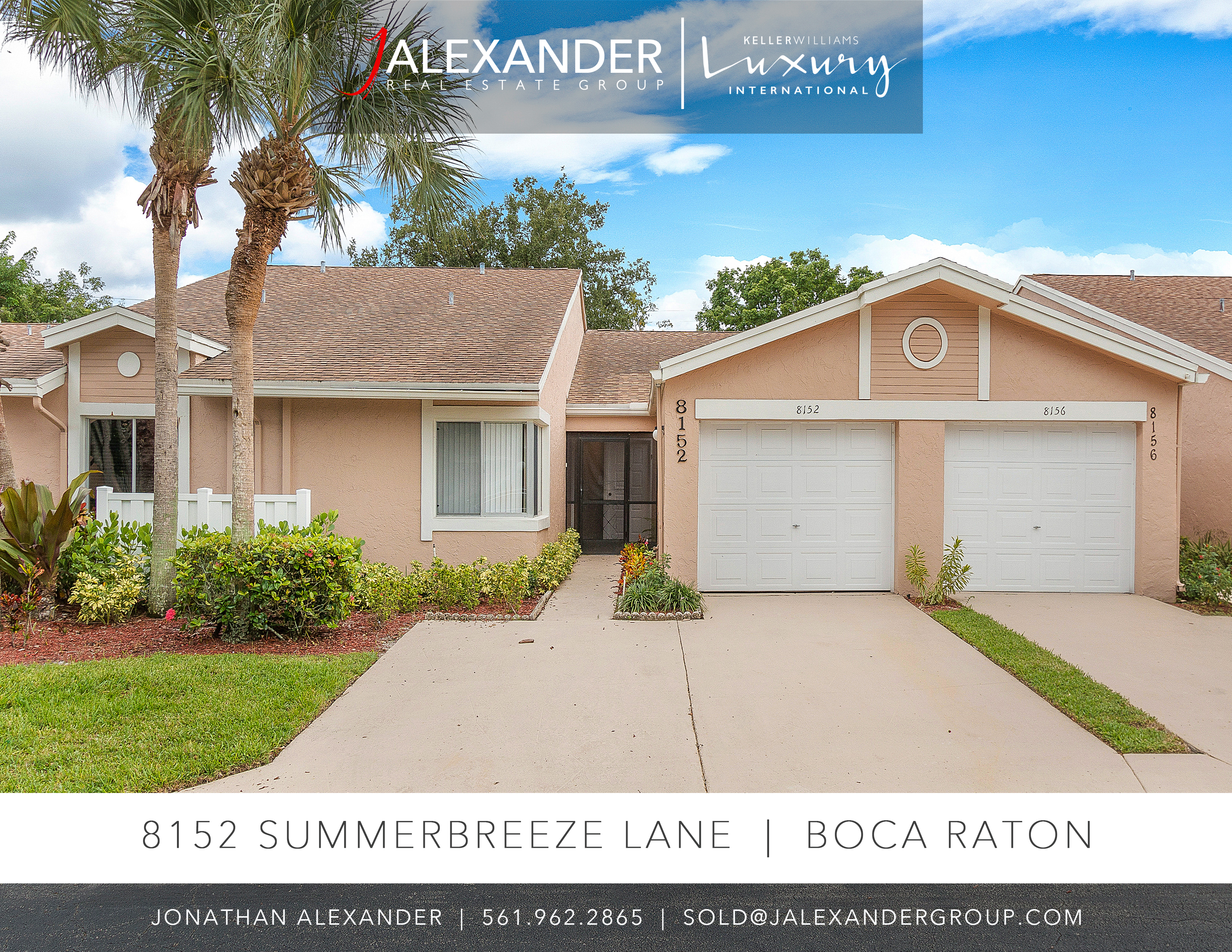 Spacious 2 Bed 2 Bath Villa Style Condo in Whisper Walk