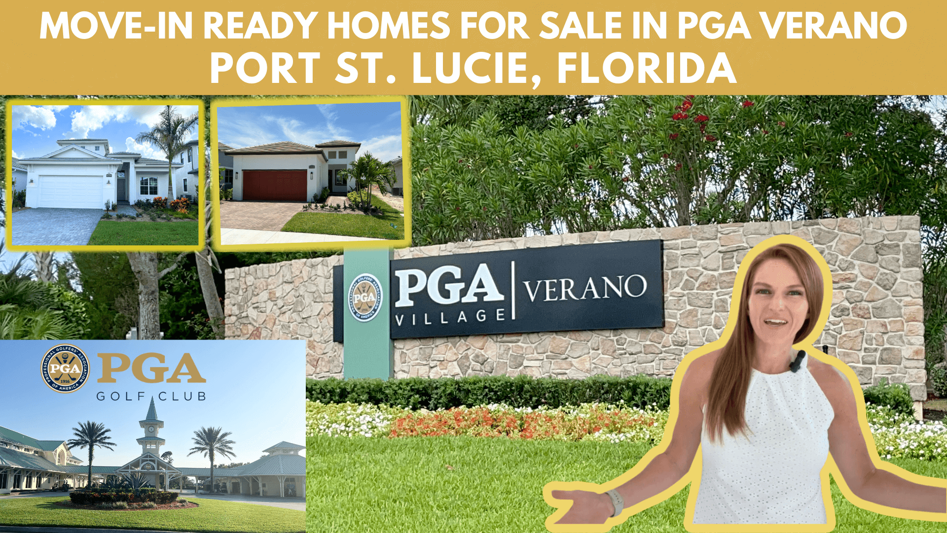 PGA Verano MoveIn Ready Homes For Sale in Port St Luci