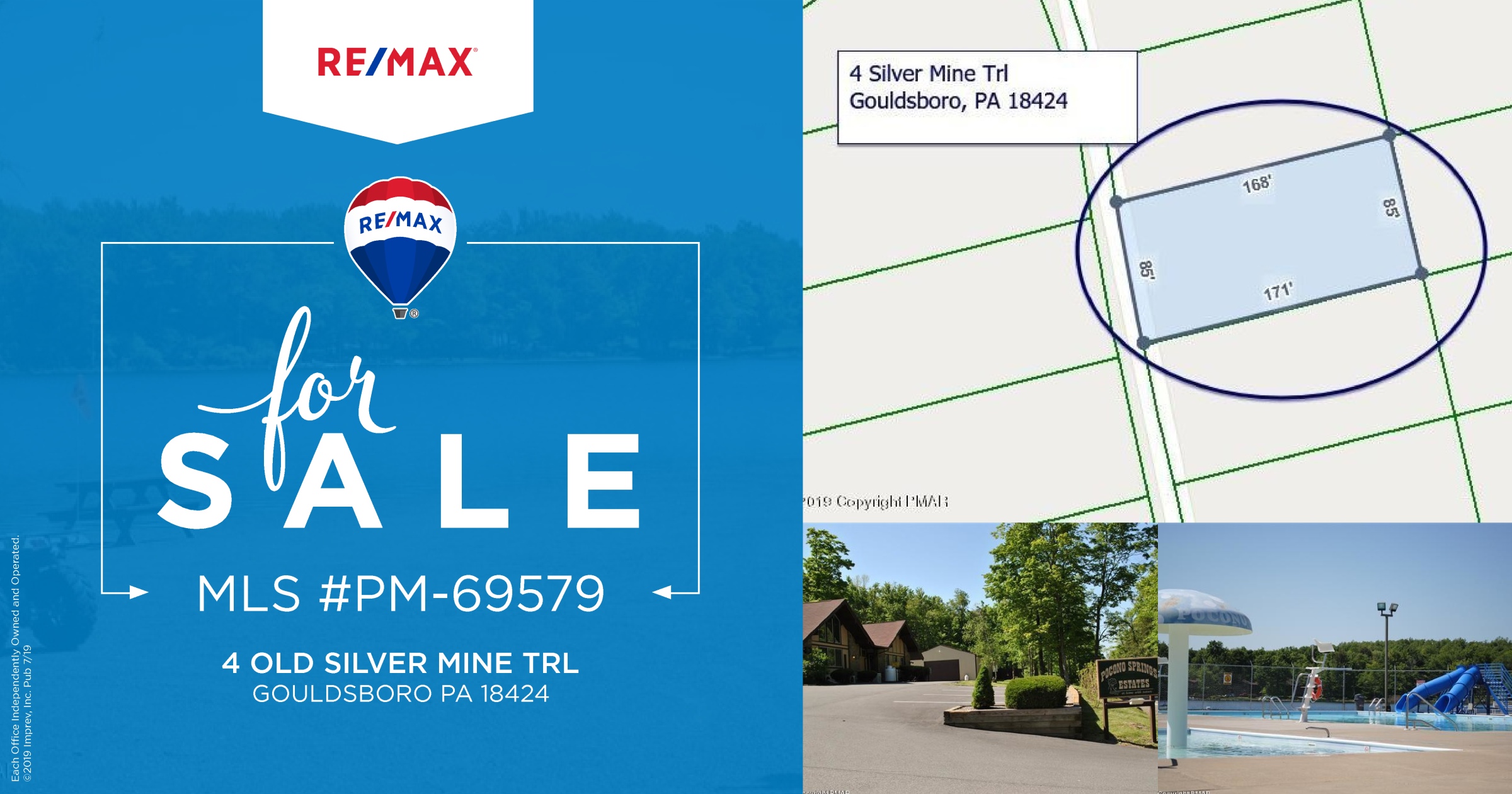 Wooded Lot in Pocono Spring Estates For Sale