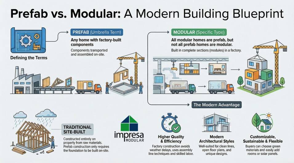 Prefab versus Modular – What’s the Difference?