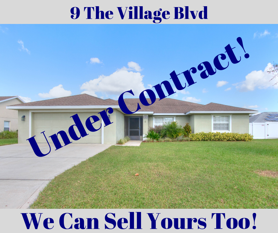 The Village At Spirit Lake Under Contract!