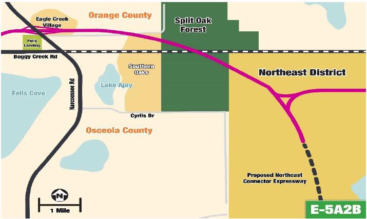 Expressway To 'split' Through Split Oak Forest.