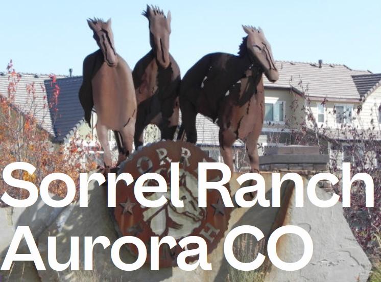 Neighborhood of Sorrel Ranch Aurora CO 1st Quarter