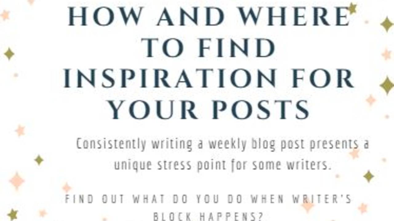 How and Where to Find Inspiration for Your Blog Posts
