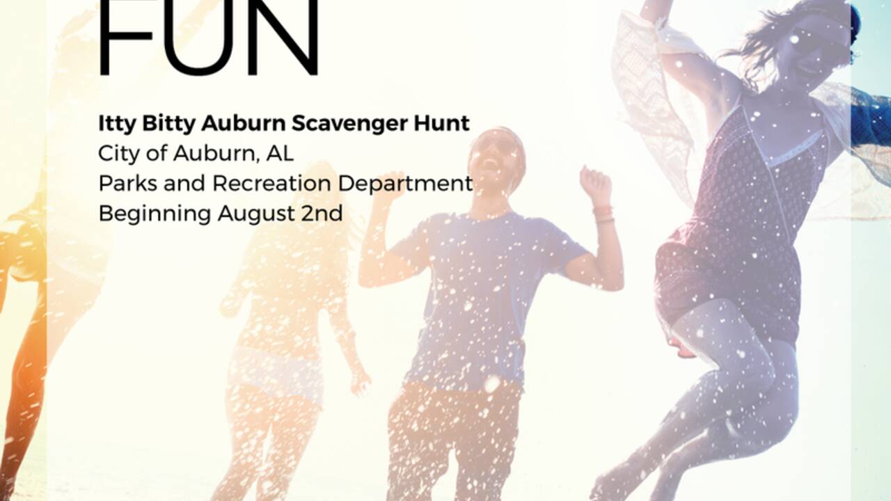 Itty Bitty Auburn Scavenger Hunt