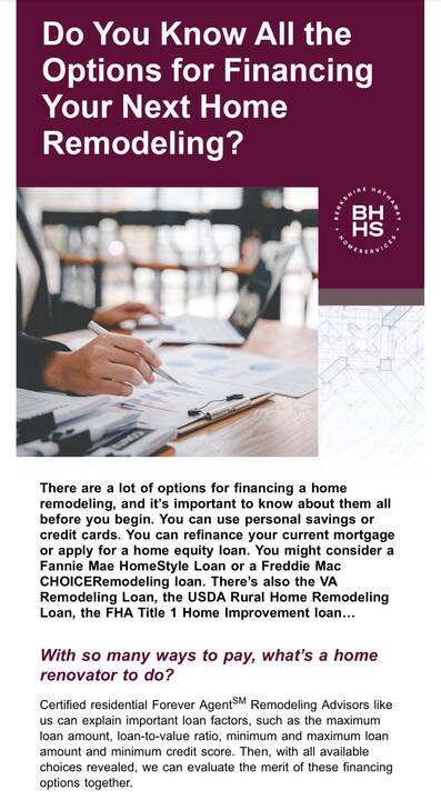 Do You Know All the Options for Financing Your Next Hom