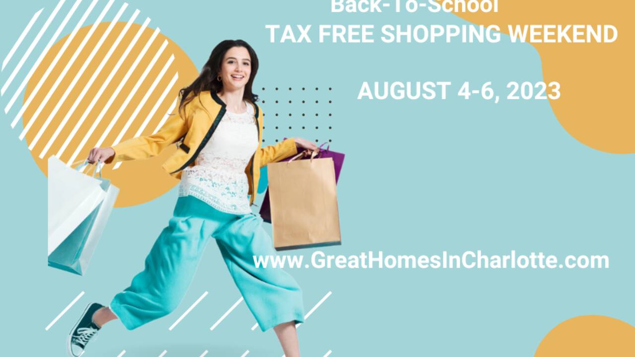 SC 2023 Tax Free Shopping Weekend In Greater Charlotte