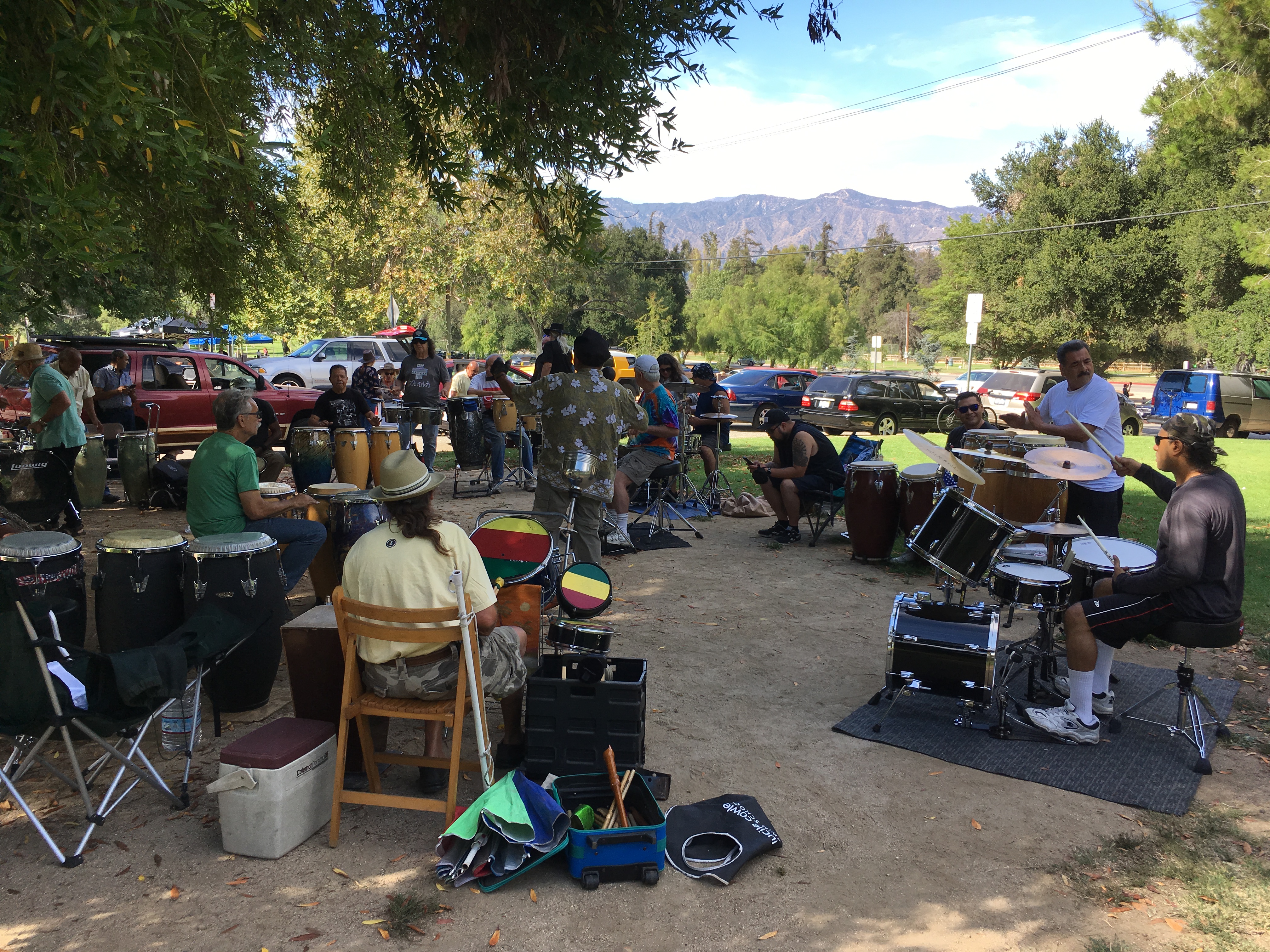 Griffith Park FREE Drum Circle In Los Angeles CA Every